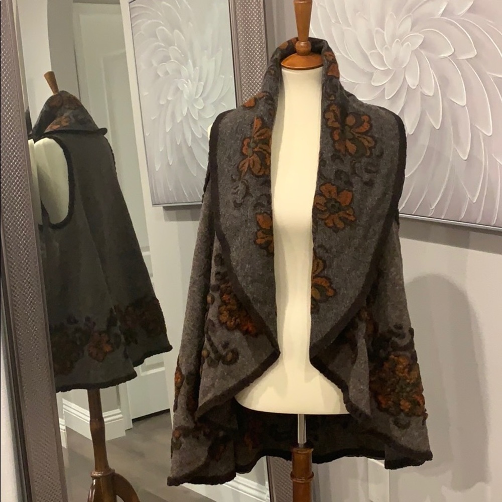 Wool Blend Shawl / Vest